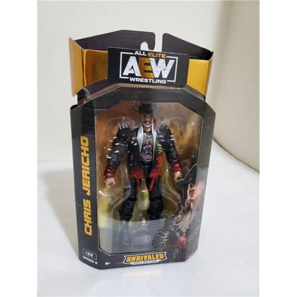 FIGURINE ARTICULÉE CHRIS Jericho AEW Unrivaled Series 6 par Jazwares